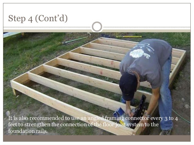 2. How to build a shed floor?