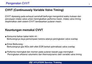 Cvvt System Step 2 Engine cvvt system (vvt i) | PDF