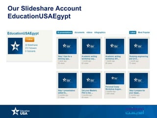 Our Slideshare Account
EducationUSAEgypt
 