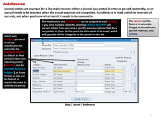 Recurring Journal Example Oracle R12 Oracle Financials R12 - GL STEP 3 - Journal Controls | PDF