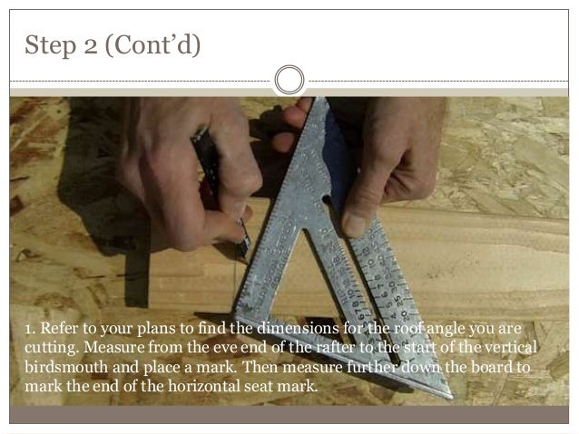 4. How to build shed roof rafters