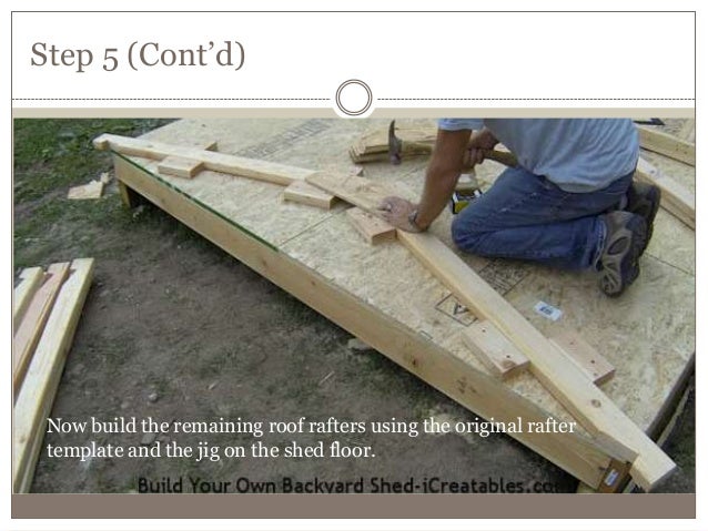 4. how to build shed roof rafters