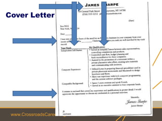 www.CrossroadsCareer.org
Cover Letter
 
