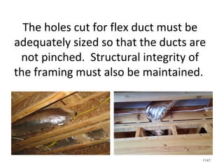 Do not use framing as return plenums.
•147
 