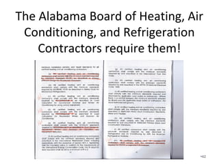 The Energy Star for New Homes
Program requires them!
Consult the “Energy Star for New
Homes Version 3 HVAC Checklist”.
•42
 