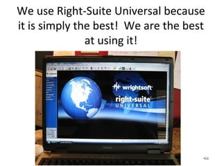See “The HVAC Design Customer
Questionnaire” and our full size HVAC
Design example.
• We provide you with the proper
documentation and all of the inputs for our
calculations.
• We can show how different construction
details affect your load in order to decide
whether or not it is cost effective.
• Any questions on construction details?
•64
 