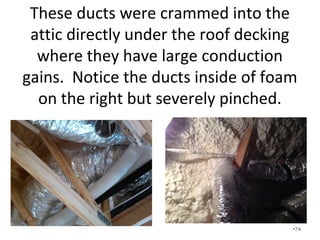 Why would you ever install your
HVAC system in a 140 degree
vented attic or a 20 degree vented
crawlspace?
•74
 