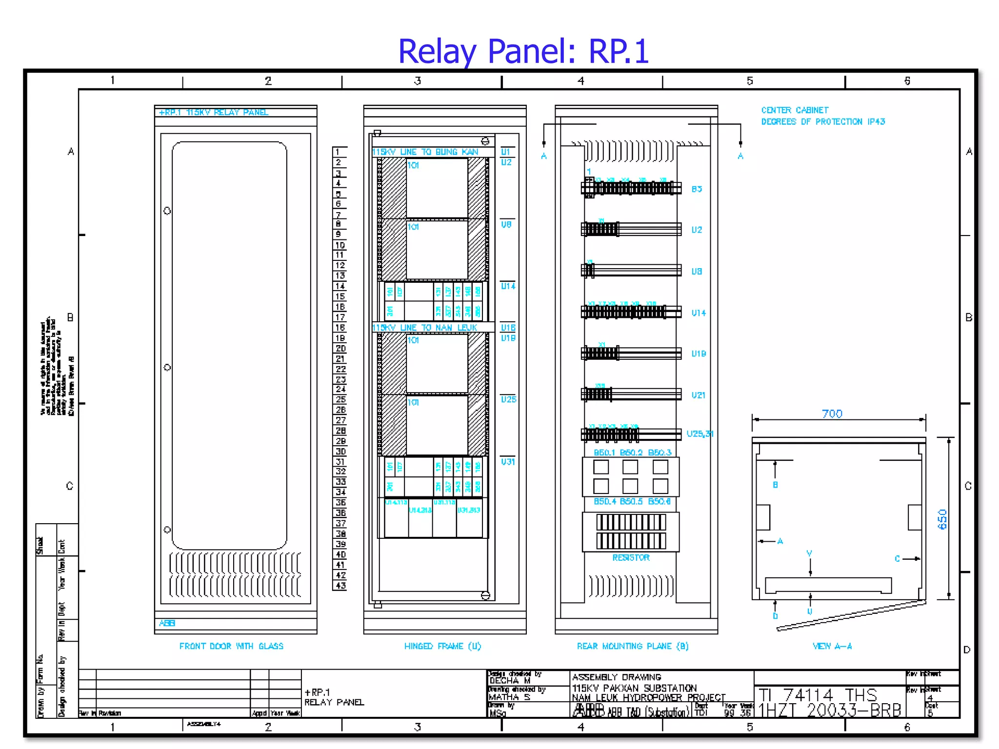 Relay Panel: RP.1