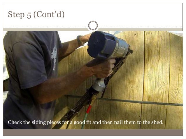 6. How to install sheet siding on your storage shed