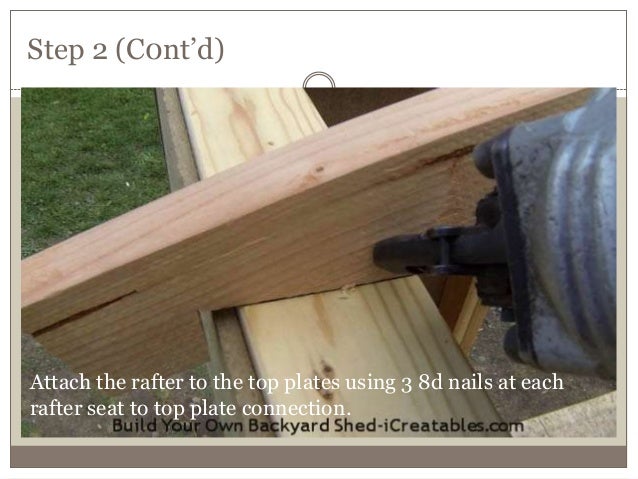 7. How to build shed roof