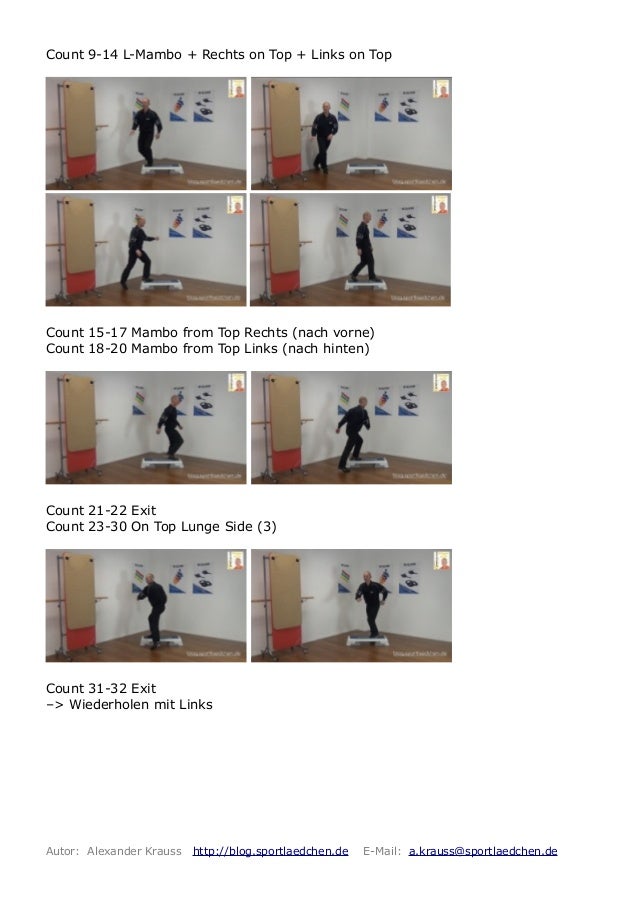 Step aerobic choreography made easy vol. 2