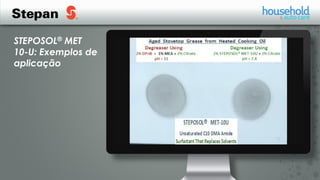 STEPOSOL® MET
10-U: Exemplos de
aplicação
 