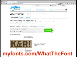 myfonts.com/WhatTheFont

 