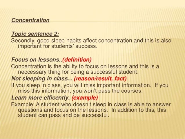 Essay about poor sleep habits picture