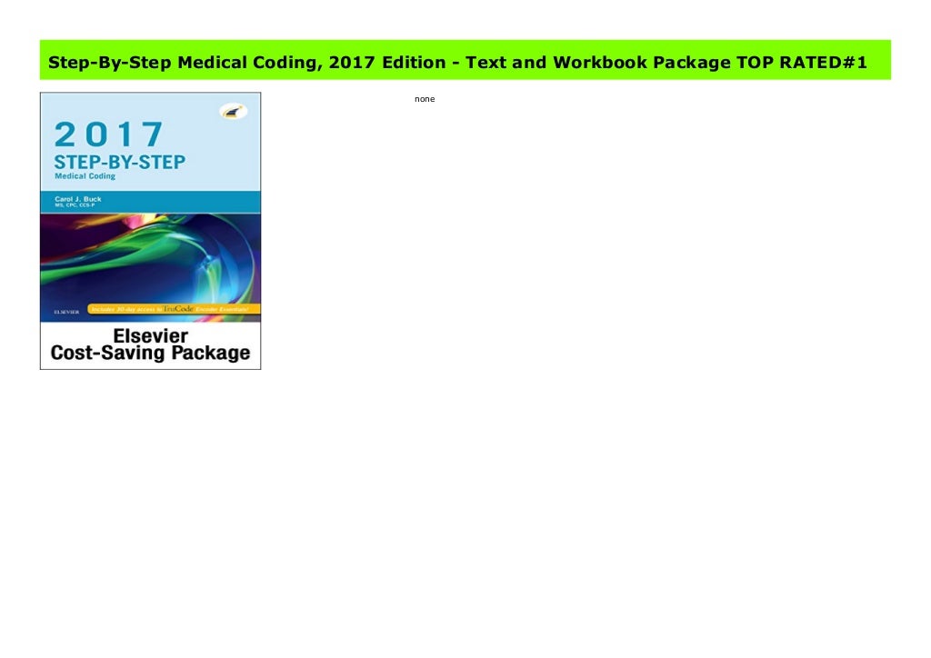 Step By Step Medical Coding 2017 Edition Text And Workbook Package