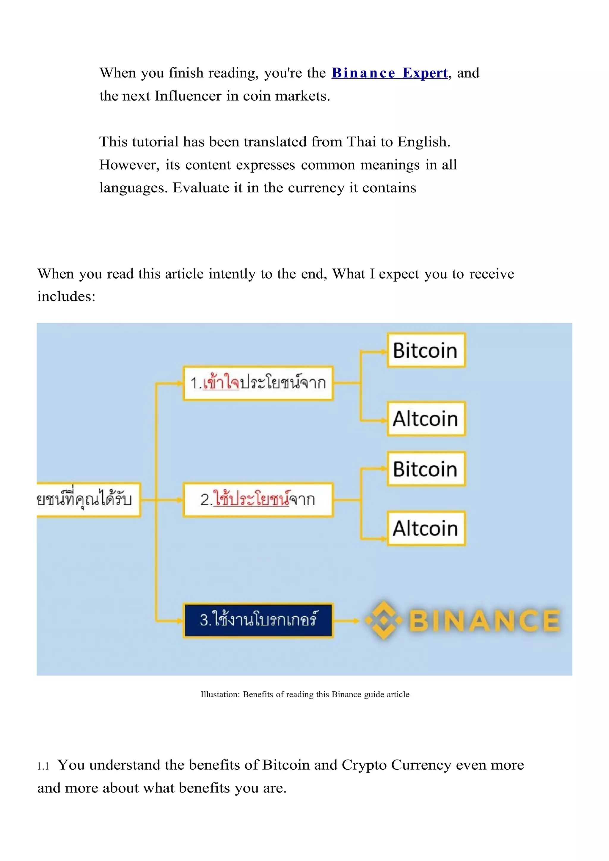 Step By Step Binance Guide | PDF