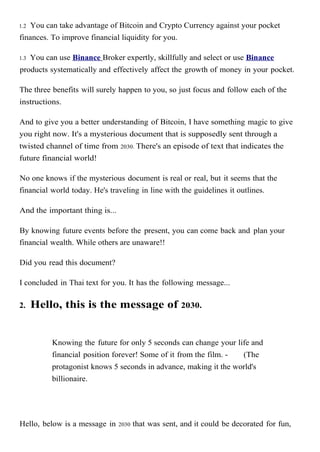 Binance Statement.pdf Step By Step Binance Guide | PDF
