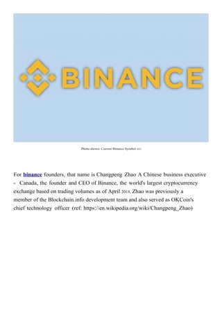 Step By Step Binance Guide