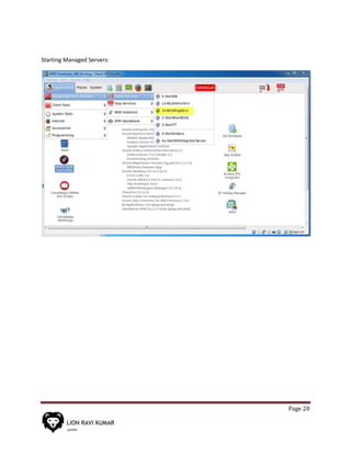 Page 20
Starting Managed Servers:
 