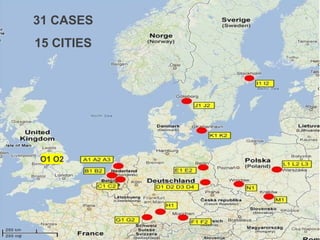 12 
31 CASES 
15 CITIES 
O1 O2 
 