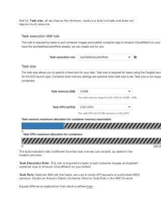 Step by Step Guide of AWS Elastic Container Service (ECS) | PDF