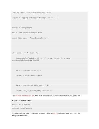 Step by Step Guide of AWS Elastic Container Service (ECS) | PDF