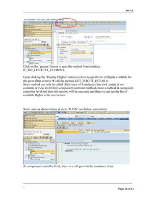 Step by step guide to basic web dynpro abap | DOC