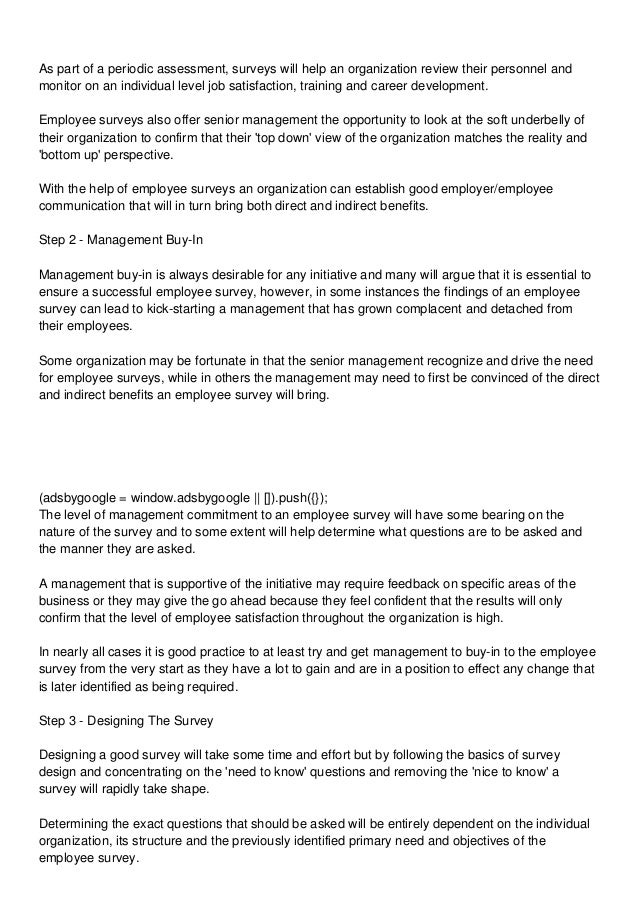 employee feedback survey