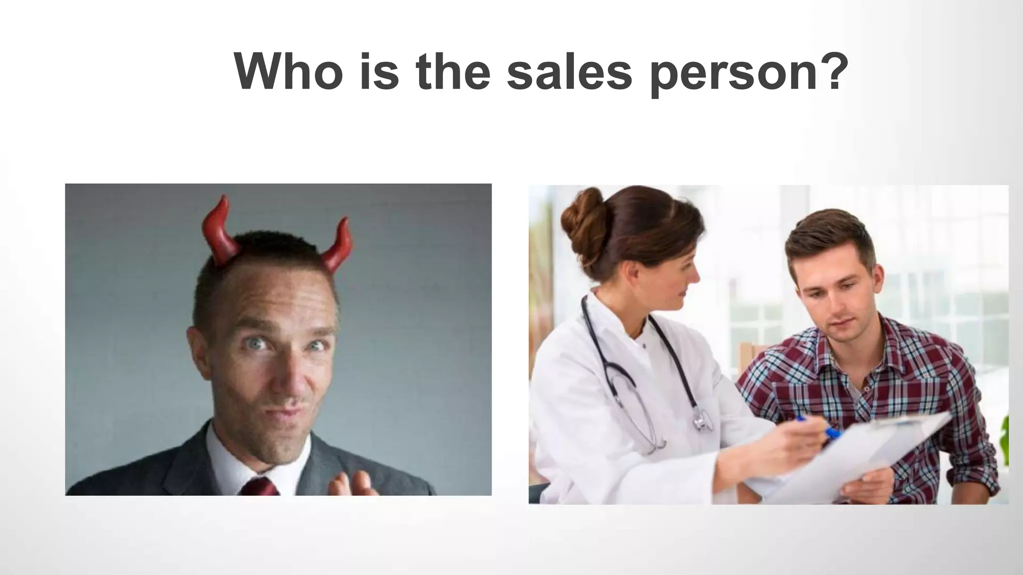 Who is the sales person?
 
