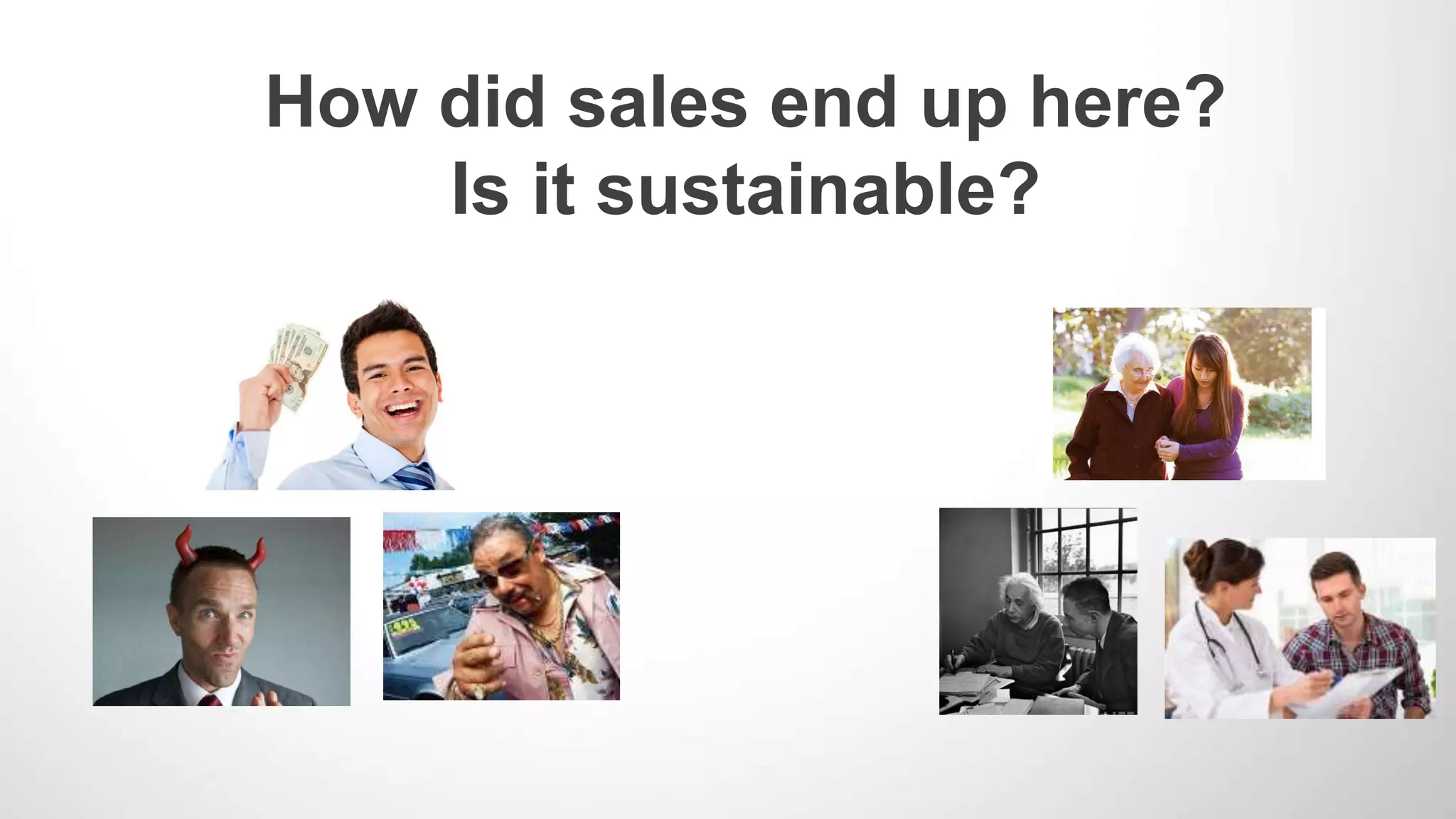 How did sales end up here?
Is it sustainable?
 