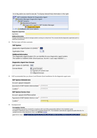 Step by step how to install diagnostic agent | DOCX