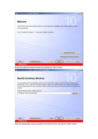 Step By Step Install Oracle 10g Rac Asm On Windows | PDF