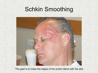 Schkin Smoothing
The goal is to make the edges of the schkin blend with the skin.
 