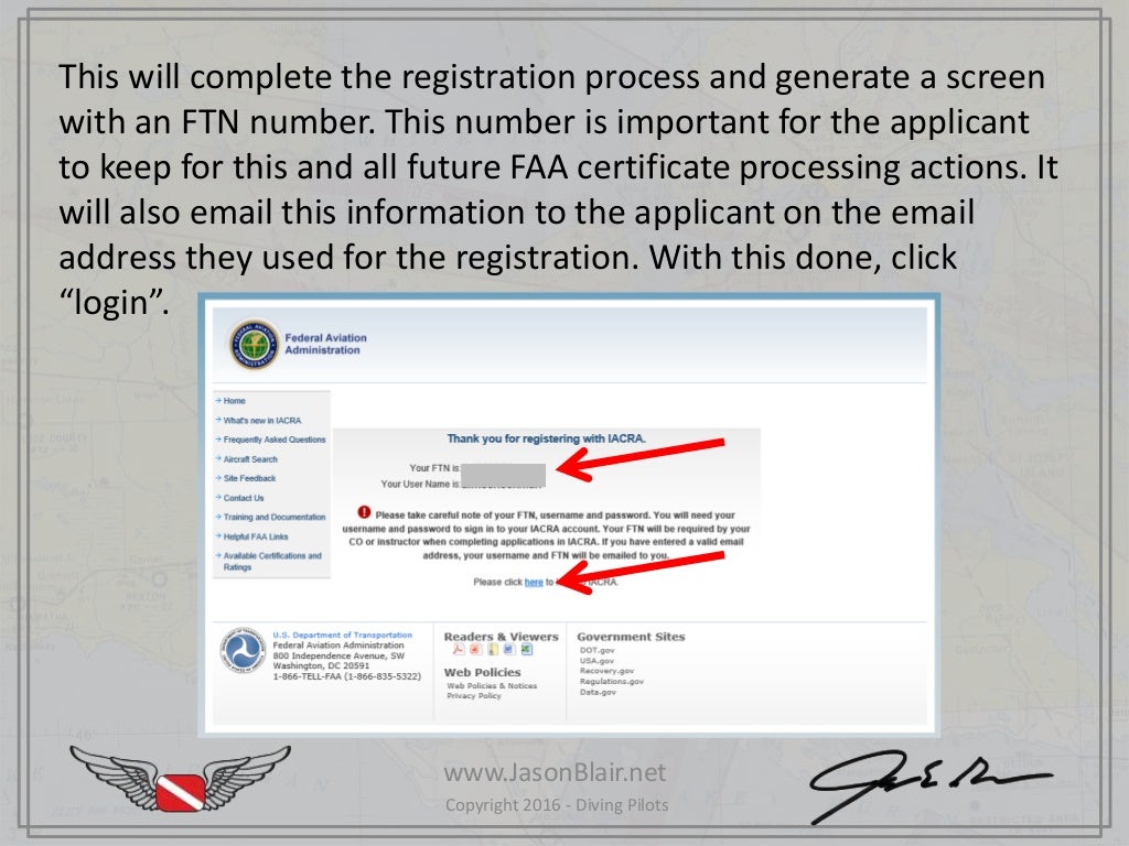 Step by step process for issuance of student pilot certificates using…