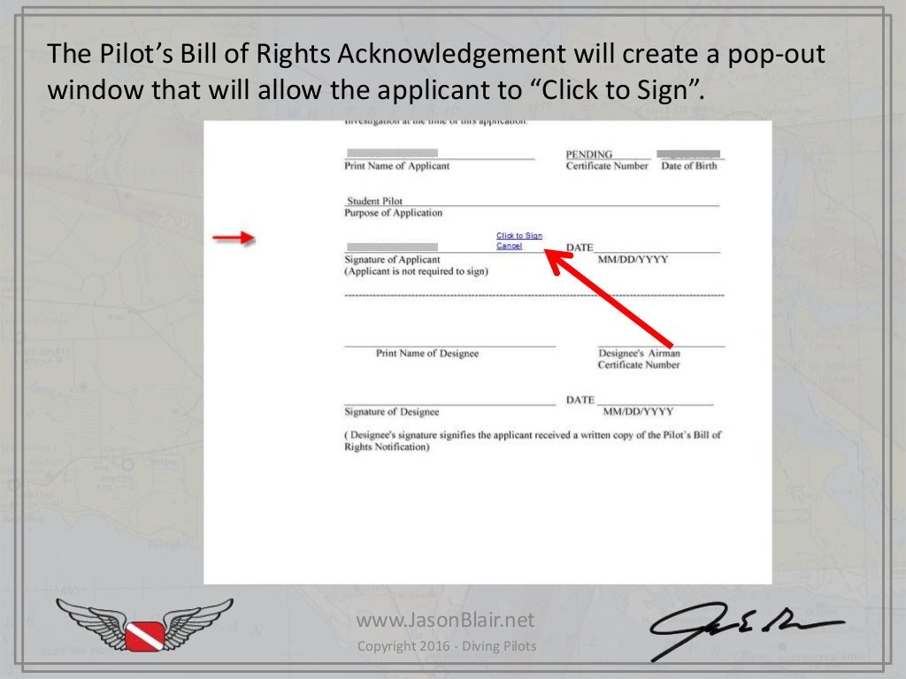 Step by step process for issuance of student pilot certificates using…
