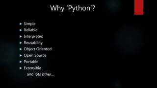 Step by step python(week1) | PPT