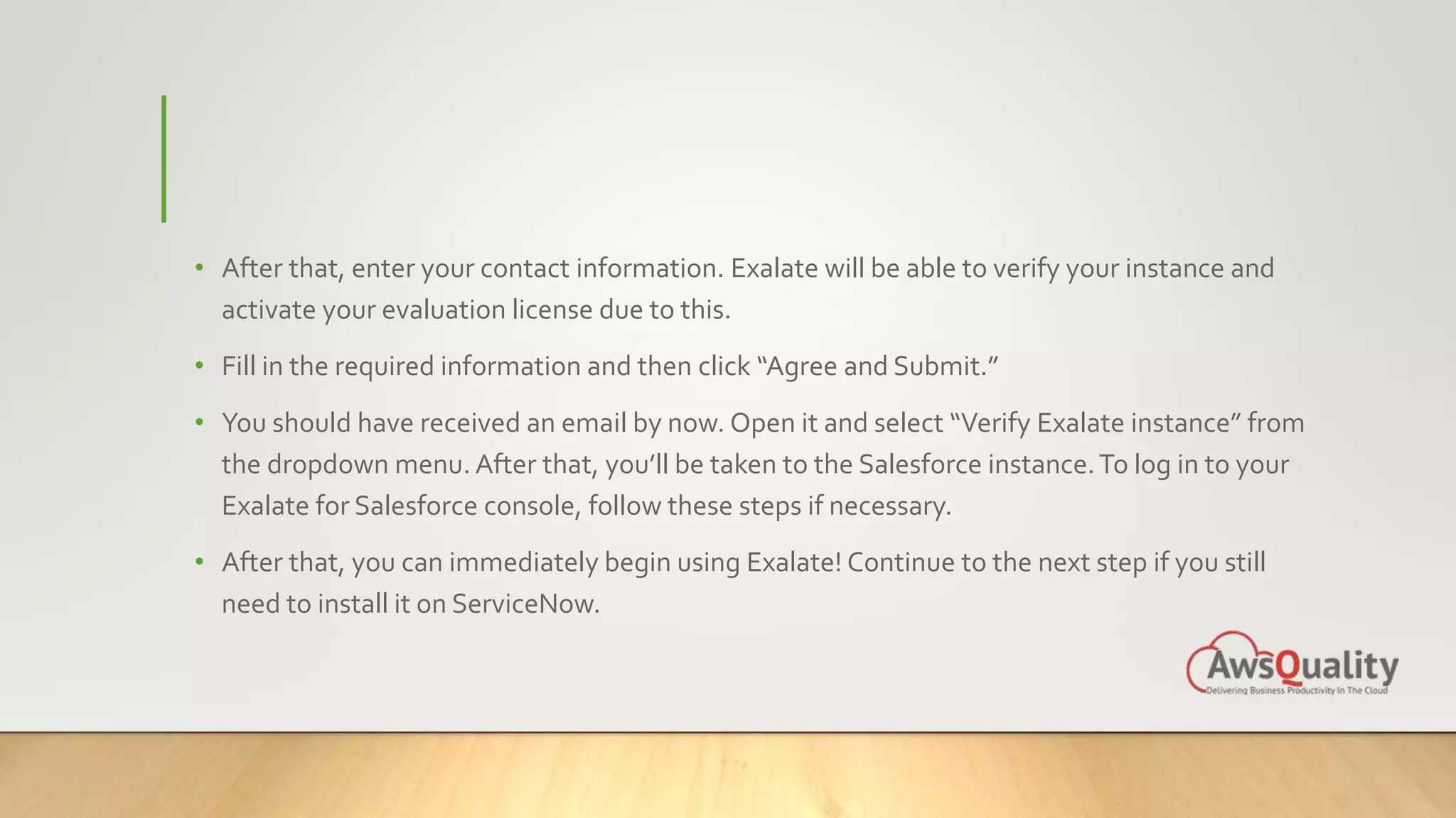 Step by Step ServiceNow Integration with Salesforce.pptx | Cloud ...