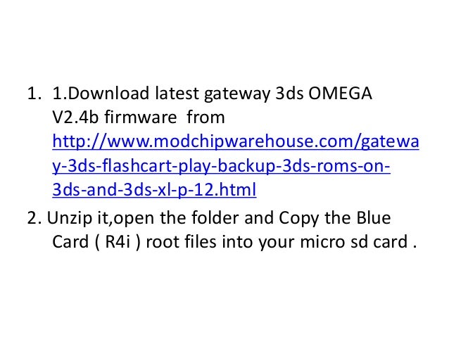 Step By Steps Guide On How To Update Gateway 3ds Emunand To V9 0 0 Step By Steps Guide On How To Update Gateway 3ds Emunand To V9 0 0