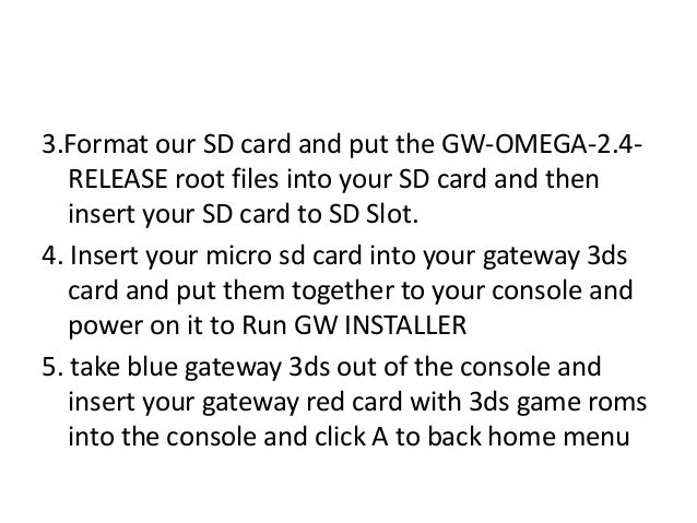 Step By Steps Guide On How To Update Gateway 3ds Emunand To V9 0 0 Step By Steps Guide On How To Update Gateway 3ds Emunand To V9 0 0