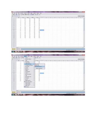 Step by step to do Two ways Repeated Measured ANOVA in spss