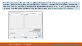 22.- Using Maxent in ModestR (Version ModestR 6.0 or higher) | PDF