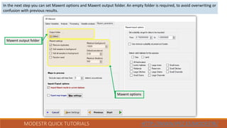 22.- Using Maxent in ModestR (Version ModestR 6.0 or higher) | PDF