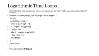 Step Count Method for Time Complexity Analysis.pptx | Programming ...