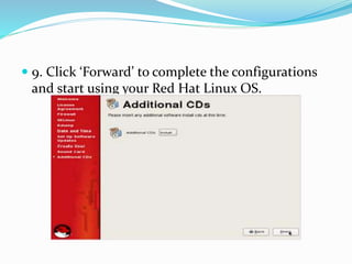 Step for installing linux server | PPTX