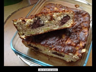 cake de boudin aux pommes
 