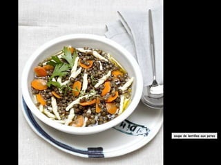 soupe de lentilles aux pates
 