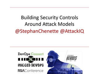 @StephanChenette @AttackIQ
Building Security Controls
Around Attack Models
 