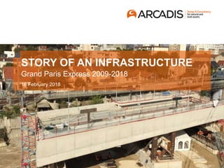 STORY OF AN INFRASTRUCTURE
Grand Paris Express 2009-2018
16 February 2018
 