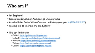 Show Me Kafka Tools That Will Increase My Productivity! (Stephane ...