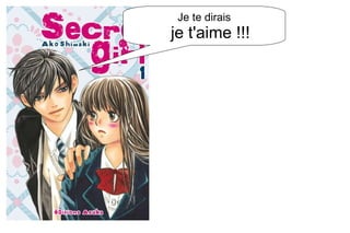 Je te dirais je t'aime !!!